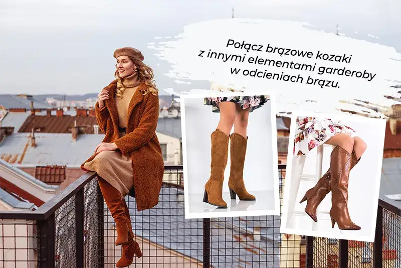 Zdjęcie Jaki kolor rajstop do brązowych kozaków, aby wyglądać stylowo?